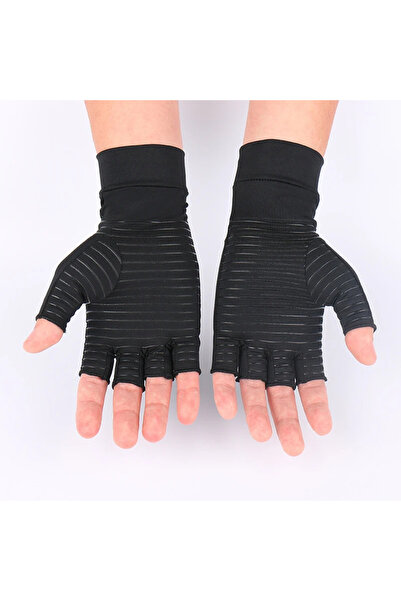 Choice1 XL Black 1 Pair Copper Arthritis Gloves For Hand Pain Relief Rheumato...