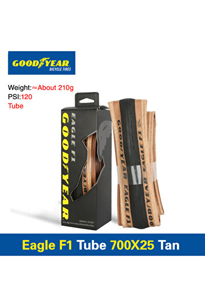 Choice Foldable F1-700x25C Tan-Tube Goodyear 700x28c Tire/700x32c Tubeless Ti...