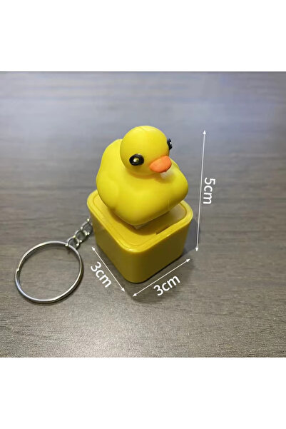 Choice1 Duck Lizard Frog Duck Button Keychain Decompression Toys Funny Lizard...
