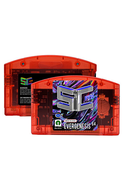 Choice4 32G 5000 in 1 6TG 144C Red SC64 Open Source Game Card 5000 in 1 N64 G...