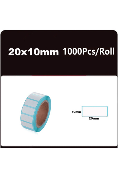 Choice4 20x10mmx1000PCS 700pcs/Roll 40*20/40*30/50*30mm Print Supplies Therma...