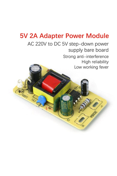 Choice 1pc 1PC 5V 2A Adapter AC 220V To DC 5V Switching Power Supply Module S...