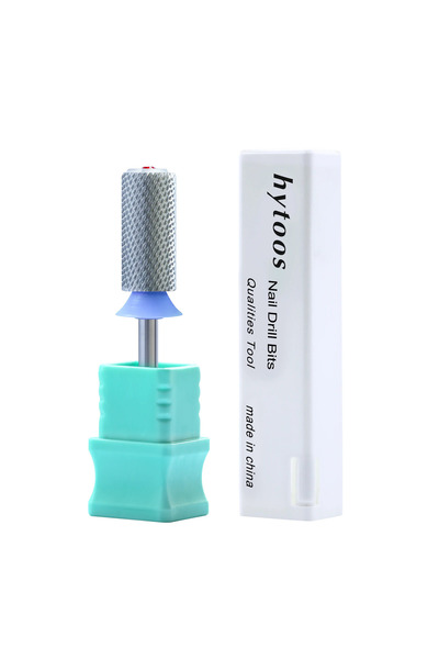 Choice4 Medium - M HYTOOS Tungsten Carbide Acrylic Nail Drill Bit Chrome 6.6m...