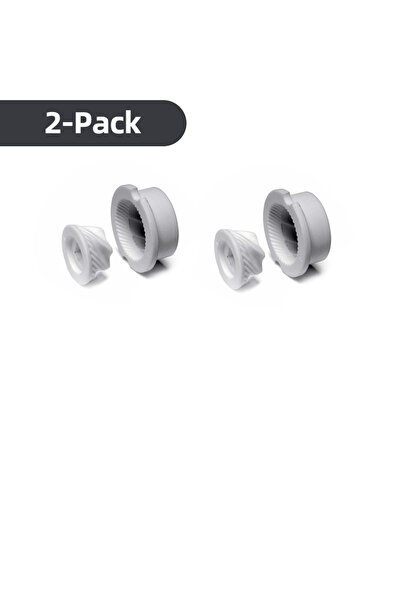 Choice 2 pcs Ceramic Grinder for Wood Salt and Pepper Mill (Conical Ceramic B...