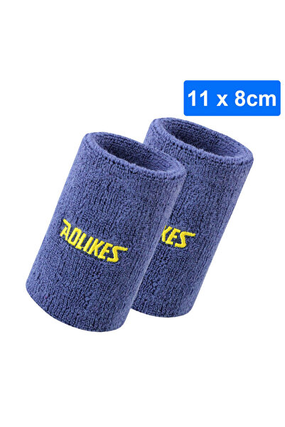 Aolikes Choice 11cm--Blue Gray 1 Pair Sweatbands Sports Wristband for Men & W...
