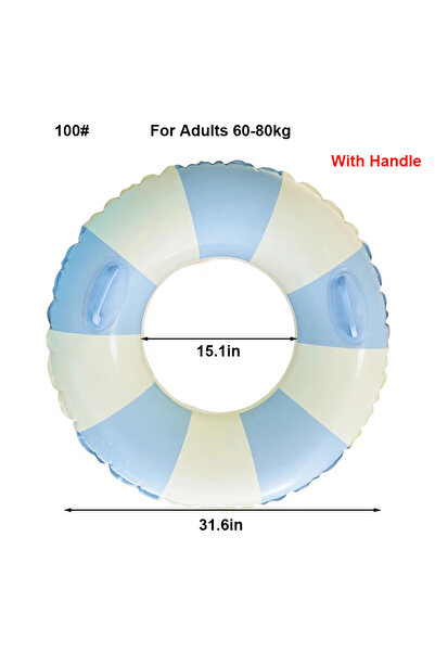 Choice For Adults 60-80kg Rooxin Inflatable Pool Float Swimming Ring for Adul...