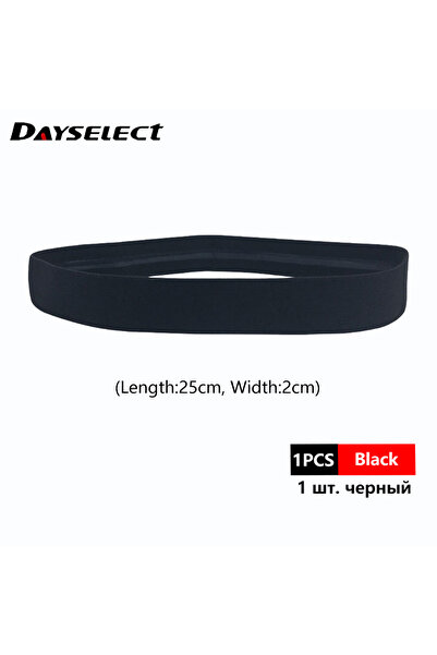 Choice Black Men Women Headband Sport Sweat Hair Bands Forehead Protection Ru...
