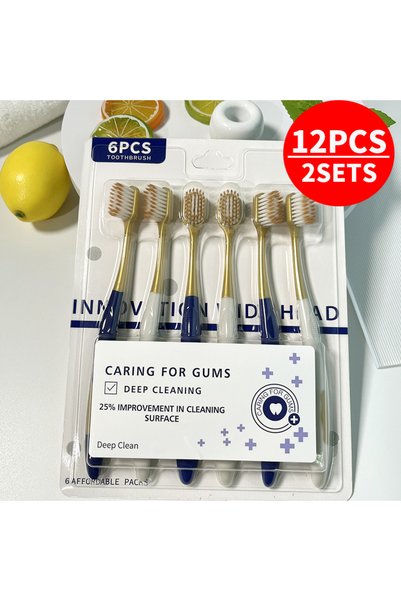 Choice1 12PCS Toothbrush Adult Soft Hair Household Home Fur - Wide Head Ultra...