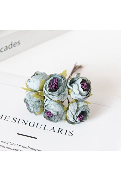 Choice 18pieces Blue Artificial Flowers Silk Stamen Plum Wedding Wall Christm...