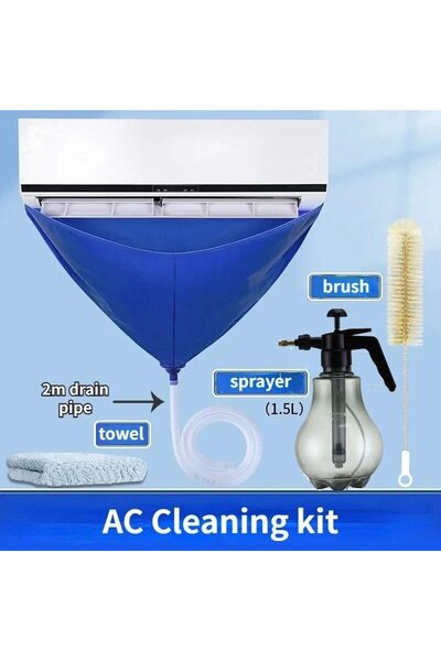 Choice 95cm 1HP 4PCs 1-6ps Summer Ac Cleaning Kit Air Conditioner Bag with Dr...