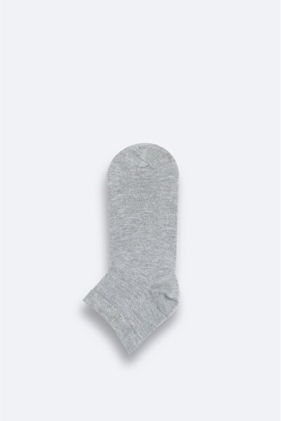 Avva Erkek Gri Bambu Patik Çorap B008556