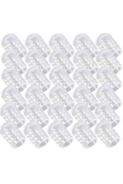choice2 C724-30pcs 5-30pcs Transparent Silicone Toe Covers Women Gel Little T...
