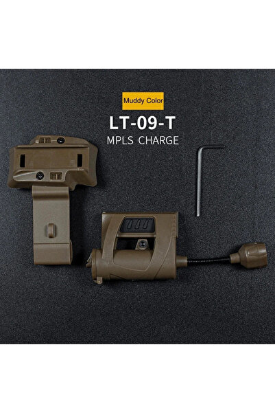 choice2 Tan Tactical Helmet Light 3 Modes MPLS CHARGE LED Hunting Helmet Flas...
