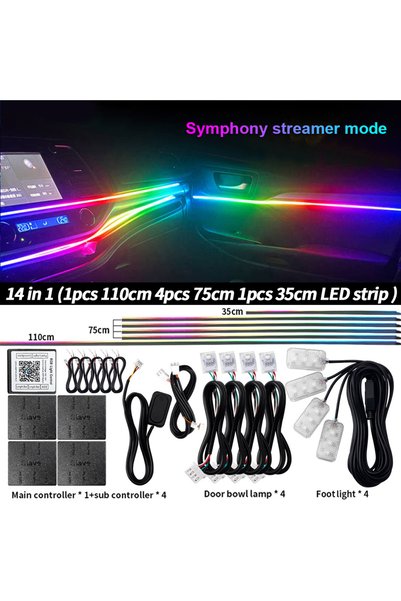 Choice3 Symphony 14in1 110cm Universal 6/10/14/18/22 in 1 LED Symphony RGB Am...