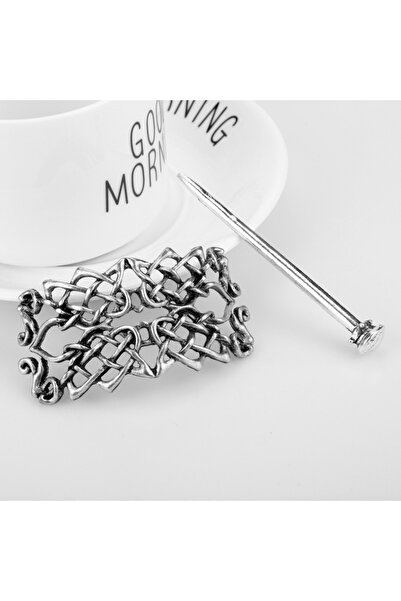 Choice4 10 Viking Hairpin Celtics Knots Crown Vintage Metal Hair Stick Runes ...