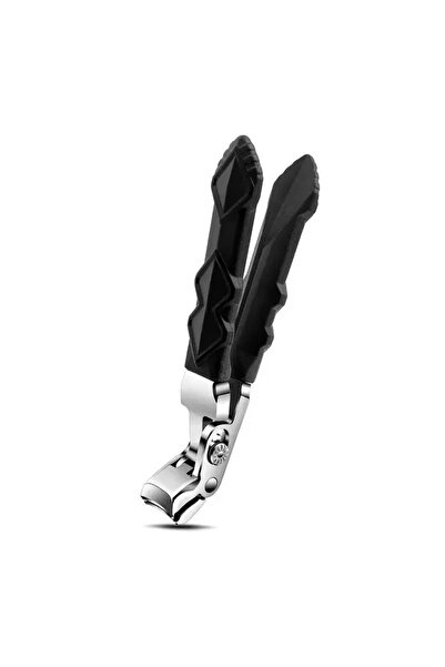 Choice1 Black Stainless Steel Professional Grade Concave Nail Clippers for Th...