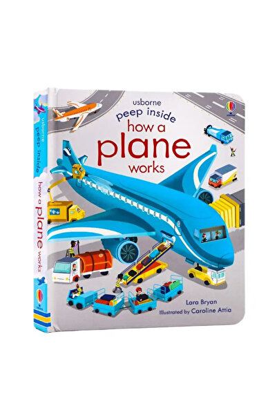 Choice 1Pc Book Peep Inside How A Plane Works English 3D Flap Picture Book Ba...