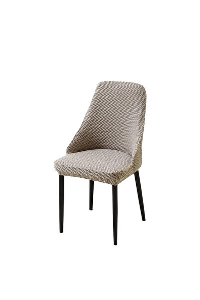 Choice3 1 piece A2 Khaki 1/4Pcs T-Jacquard Dining Chair Covers Elastic Chair ...