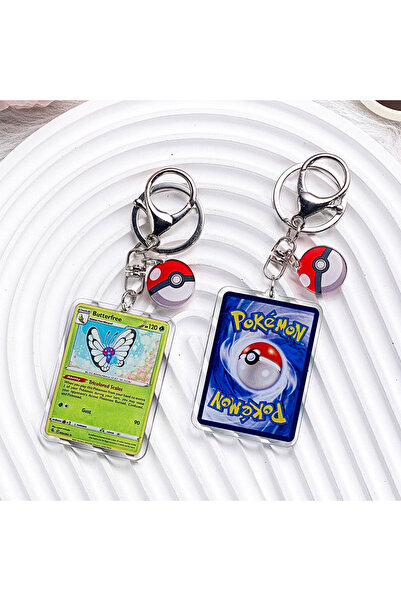 Choice4 6.2 cm 16 Pokémon Characters Pikachu Bulbasaur Jigglypuff Acrylic Key...