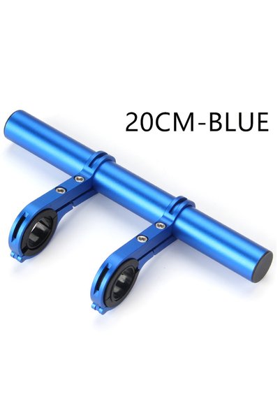 Choice 20CM-Blue 10/20/30cm Bicycle Handlebar Extended Bracket MTB Headlight ...