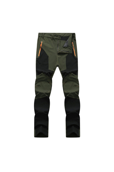 Choice Asian size L green TRVLWEGO Men Summer Hiking Pants Wear-resistant Wat...