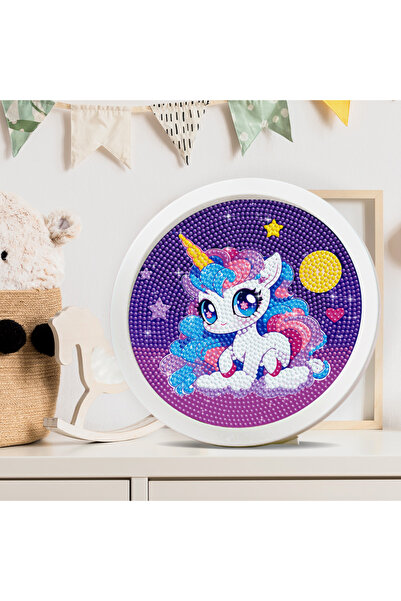 Choice6 BYK037 DIY Handmade Diamond Painting - Cartoon Unicorn Mermaid Mosaic...