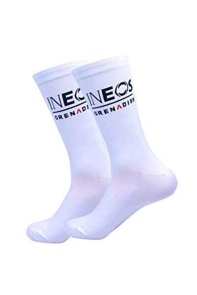 choice2 One Size Silver White UAE Cycling Socks FDJ TEAM Lightweight Large Me...