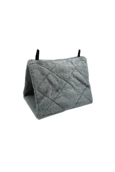 Choice GRAY Pet Bird Parrot Cages Warm Hammock Hut Tent Fashion Bed Hanging C...