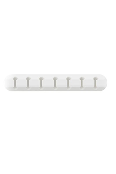 Choice white 7 holes NNBILI Silicone USB Cable Organizer Cable Winder Desktop...