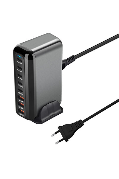 Choice EU New 600W GaN Fast Charge 3.0 USB Type C Fast Charger with 8 Ports, ...