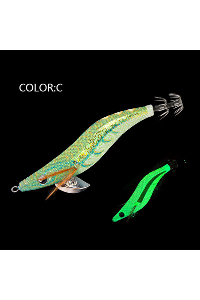 Choice 3.5 C LETOYO 2.5# 3.0# 3.5# squid bait Luminous squid Jig Fishing Lure...