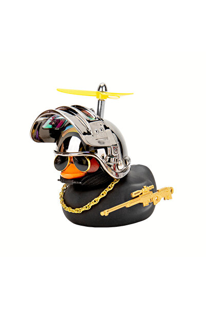 Choice MULTI Cute Duck Toy Level 3 Helmet Yellow Black Duck Decorations Bike ...
