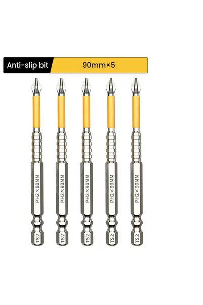 Choice5 5PC 90mm 5PCS Upgraded High Hardness And Strong Magnetic Bit 25/50/65...