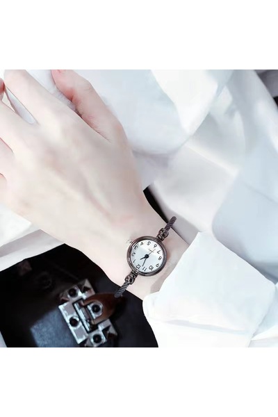 Choice N- Black-white YIKAZE Women Watches Small Gold Bangle Bracelet Watch S...