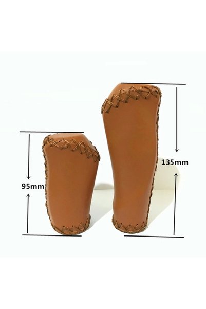 Choice LS-Brown Folding Bike Handlebar 22.2mm Caliber Handlebar Cover Leather...