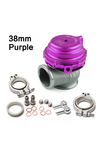 Choice1 38mm-purple Universal 38mm External Wastegate V-Band Flanged Turbo Wa...