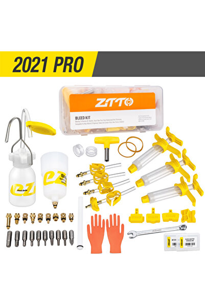 ZTTO 2021 PRO Full Set x Ezmtb Bicycle Hydraulic Disc Brake Bleed Kit Tool MT...