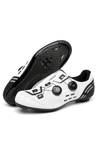 Choice 42 2021 road white Speed Cycling Sneakers Road Bike Shoes Men Women Sp...