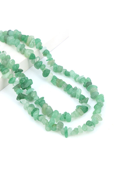 Choice64 32 inches (5-8mm) Green Aventurine 3-5mm/5-8mm Natural Garnet Amethy...