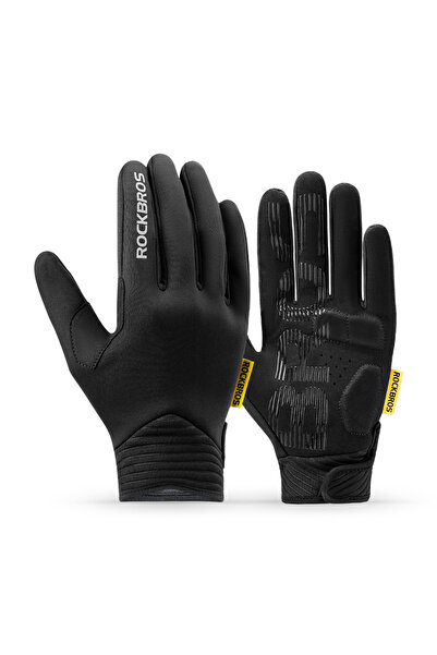 Choice1 ROCKBROS XL MT025-1 ROCKBROS Keep Warm Bicycle Gloves Full Finger Men...