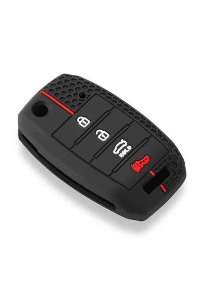 Choice1 4 button Silicone Car Key Case Cover For Kia Picanto Sportage GT RIO ...