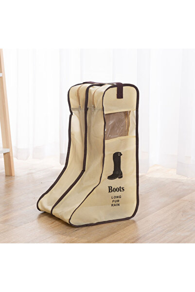 Choice Beige L Shoes Storage Bags Cover Long Riding Rain Boots Dustproof Orga...