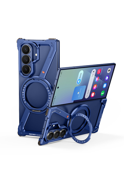 Choice1 Galaxy Z Fold7 Blue Oatsbasf Z Case for Z Fold 7 Bumper Case with 360...