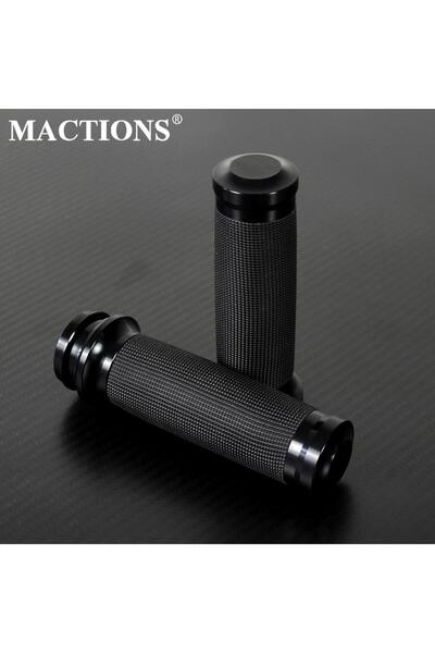 Choice1 Black Hand Grips Motorcycle Electronic Grips 1"25mm Black Hand Grips ...