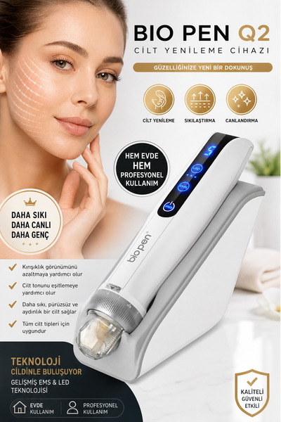 Beauty Vogue Biopen Q2 Ems Microneedling Mts Tools for Hair Growth Anti-Wrink...