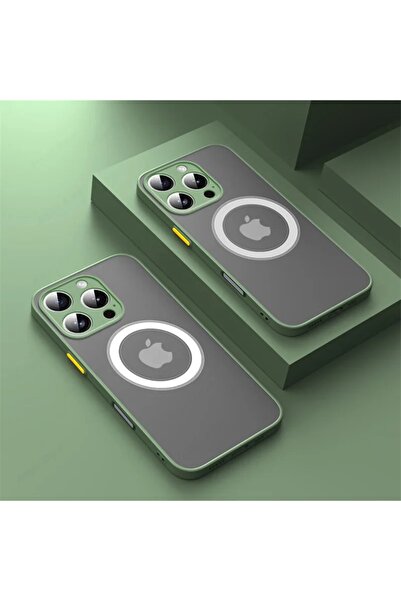 Choice74 iPhone 13 Pro Light Green Luxury Armor Matte For Magsafe Magnetic Wi...