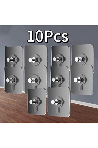 Choice1 6x6CM 10pcs 10-100 Strong Adhesive Hooks Picture Frame Holder No Dril...