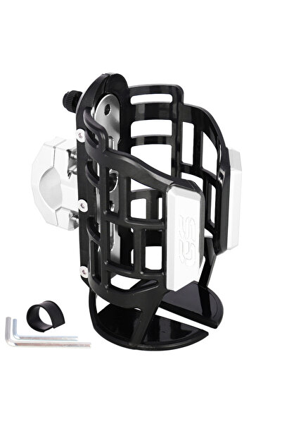 Choice4 حامل أكواب فضي لدراجات بي إم دبليو R1300gs وR1250gs وR1200gs وR1250/R...