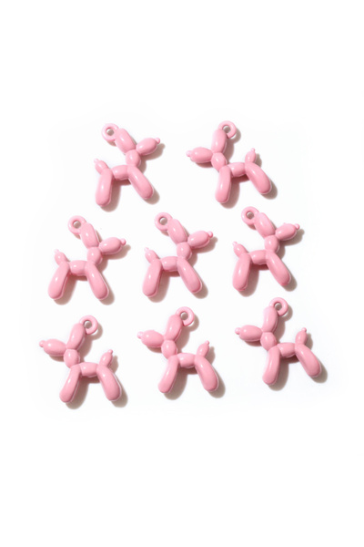 Choice AG3-47 10pcs 19x14mm 3D Balloon Dog Metal Charms Pendant Multi-colors ...