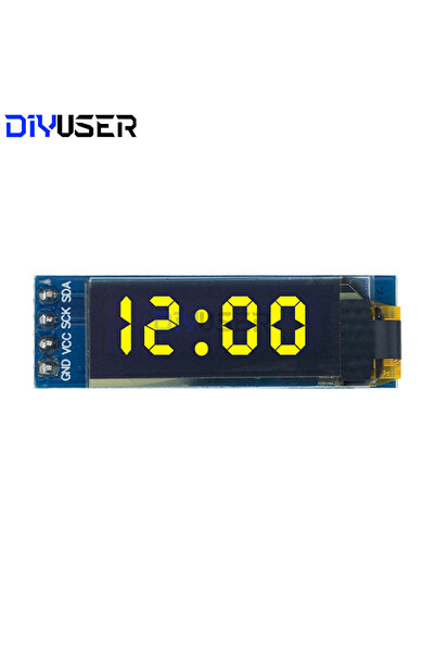 Choice YELLOW 0.91 inch OLED Module White/Blue OLED 128X32 OLED LCD LED Displ...